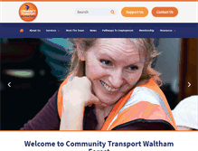 Tablet Screenshot of communitytransportwf.co.uk